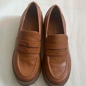 Madden Girl Brown Loafers Slip-On Style